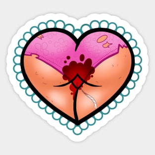 Bloody Valentine (Pink) Sticker